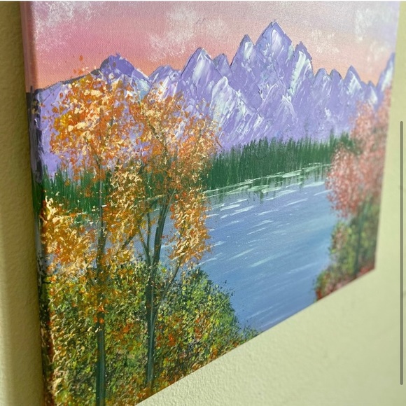 Mountain landscape painting - Picture 3 of 3